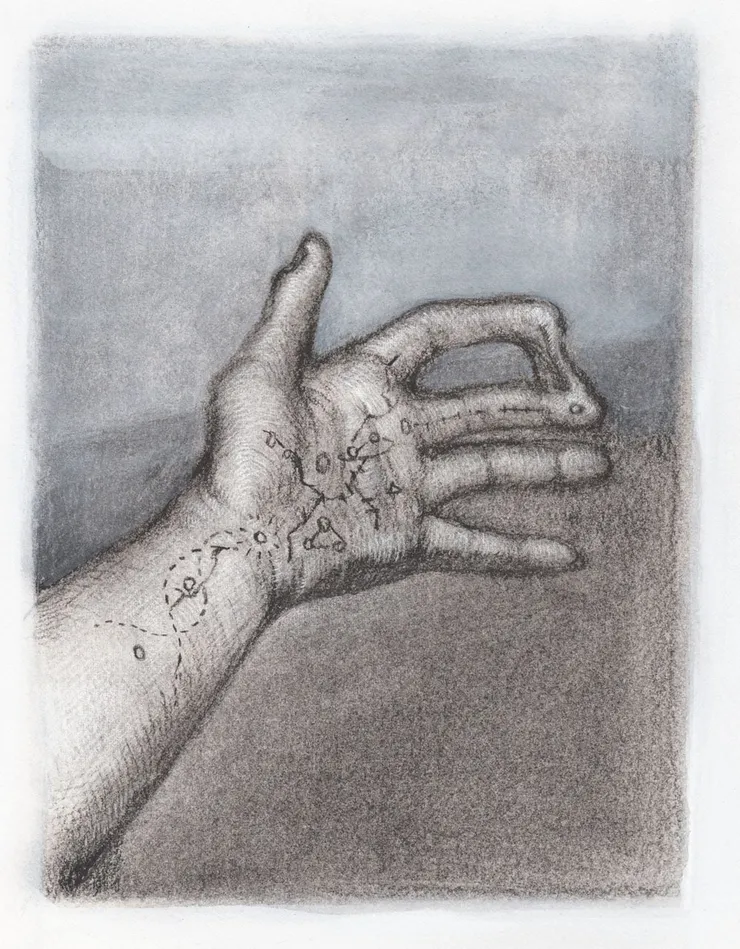 陳敬元 Chen Ching-Yuan, Mapping Palm Lines, 2016