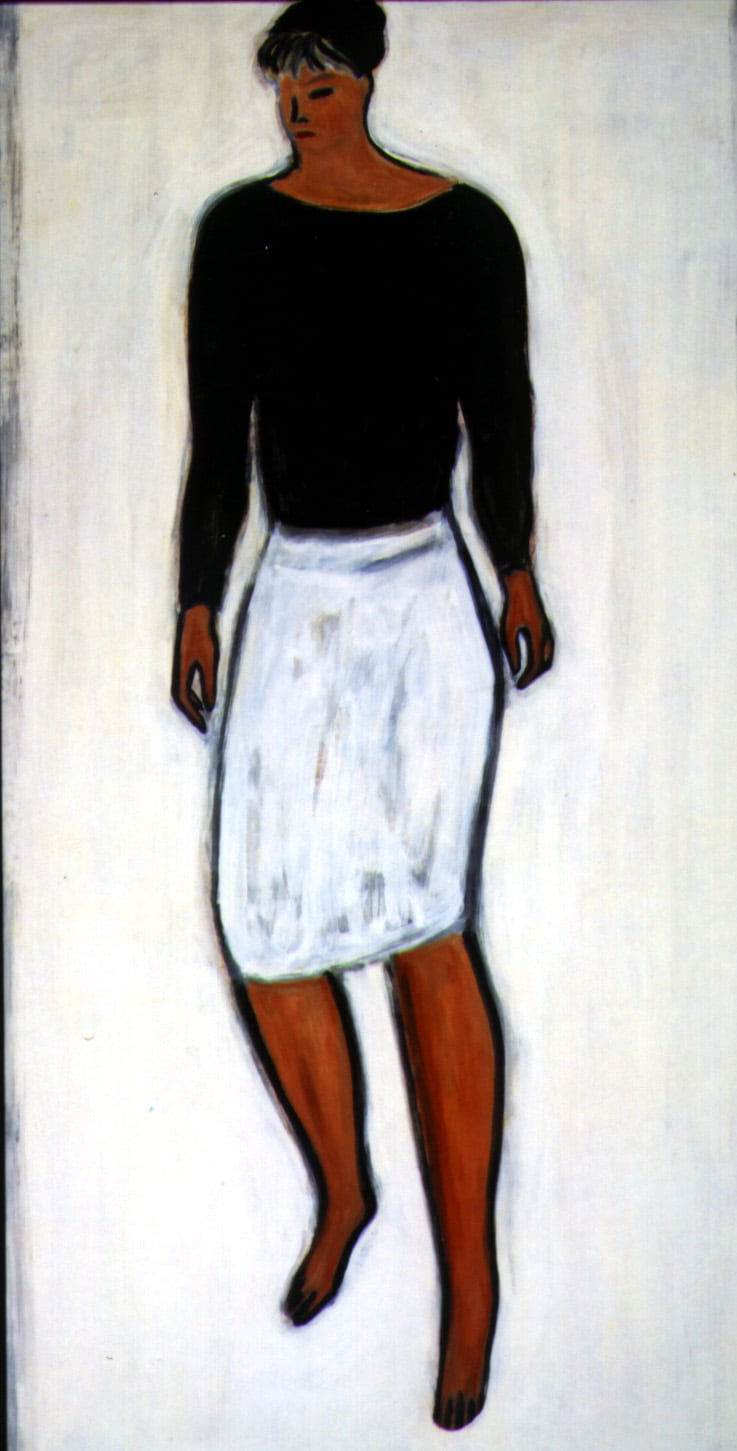 著青衣的女人 Woman in a White Skirt