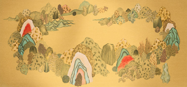 袁慧莉 Yuan Hui-Li, 類山水No. 71 THEY Shanshui No. 71, 2024