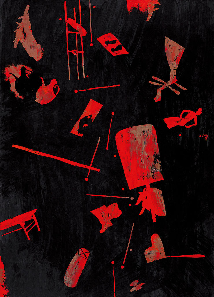 夜宴圖（之四）Night Revel (Han Xizai's Night Revel-4)