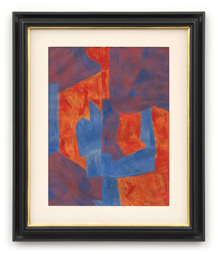 Serge Poliakoff (1900-1969, Composition abstraite, 1959