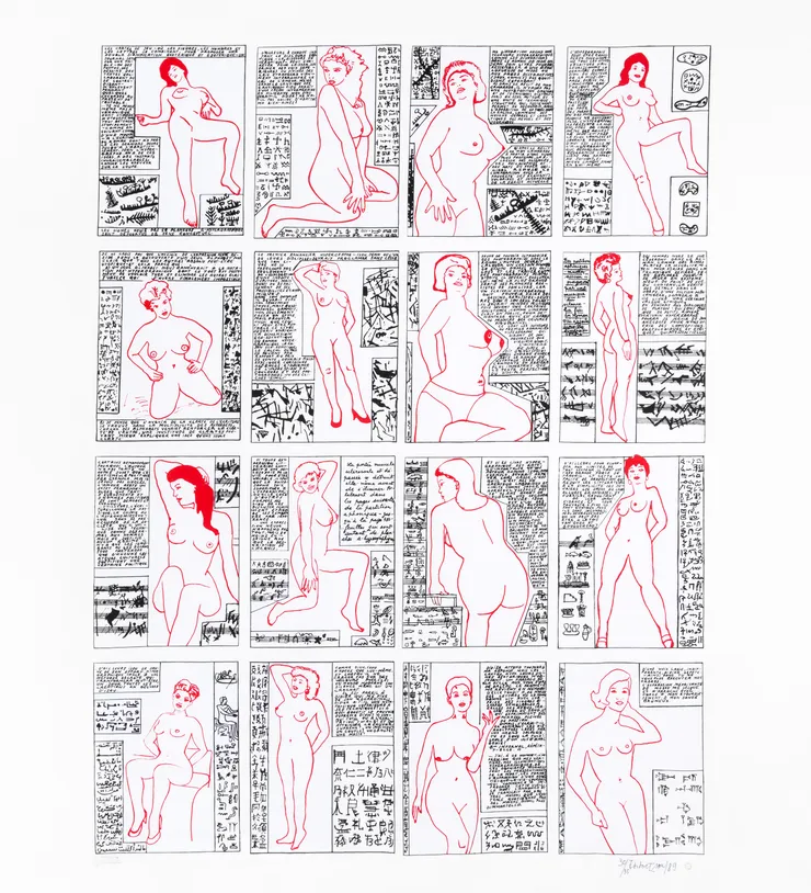 Isidore Isou, Initiation à la haute volupté (Įvadas į aukščiausią malonumą), 1960, 1989