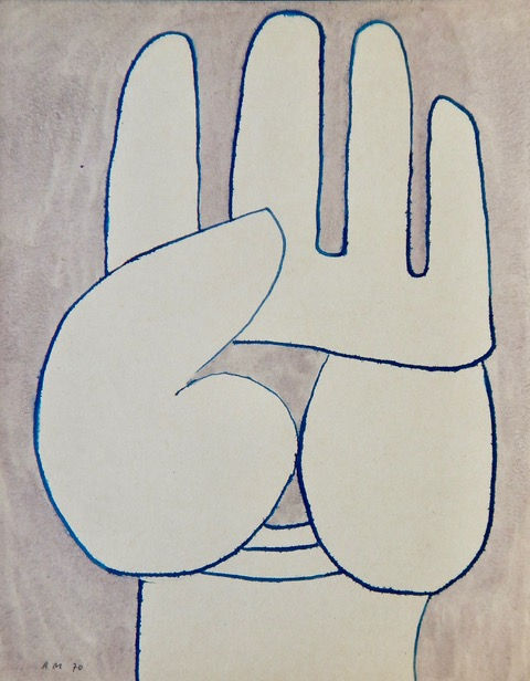 Antanas Mončys Full Hand, 1970 27 X 21 cm