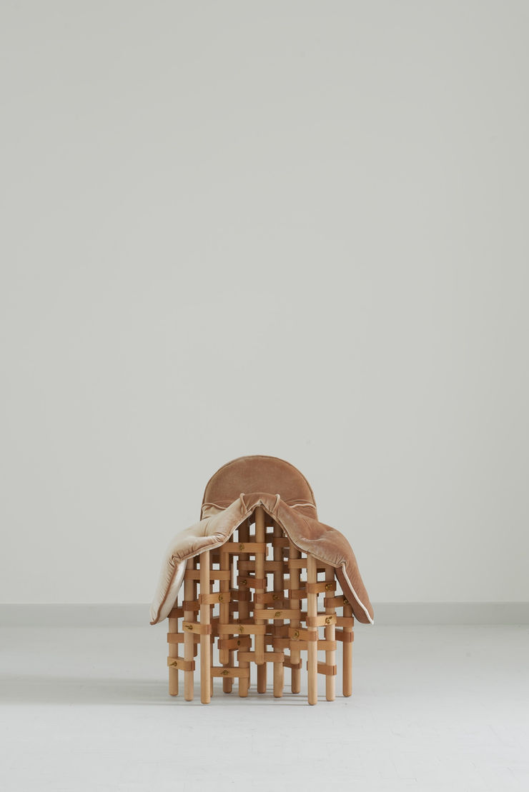 Marija Puipaitė, Collaboration with Vytautas Gečas: Envisioned Comfort (Saddle chair), 2020