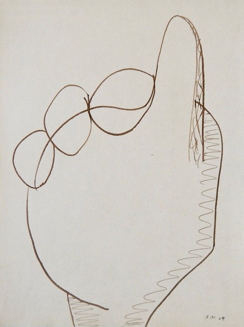 Antanas Mončys Hand with a raised finger, 1969 26 X 20 cm