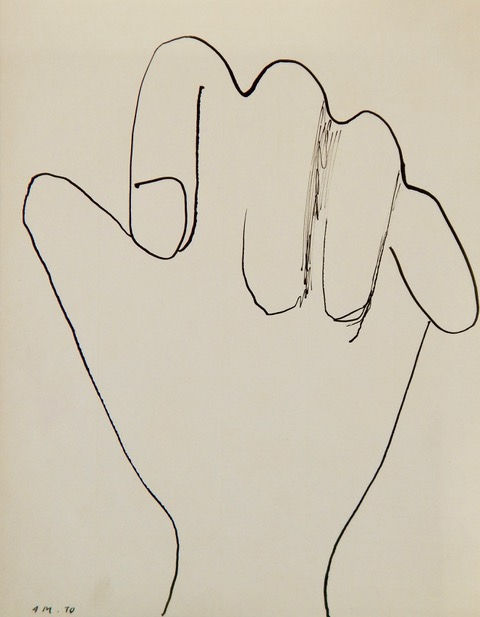 Antanas Mončys Hands, 1970 27 X 21 cm