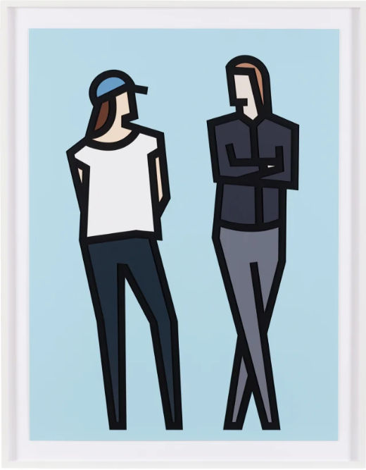 Julian Opie, Standing Couples, 2024