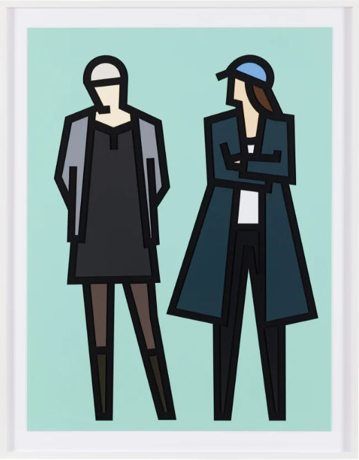Julian Opie, Standing Couples, 2024