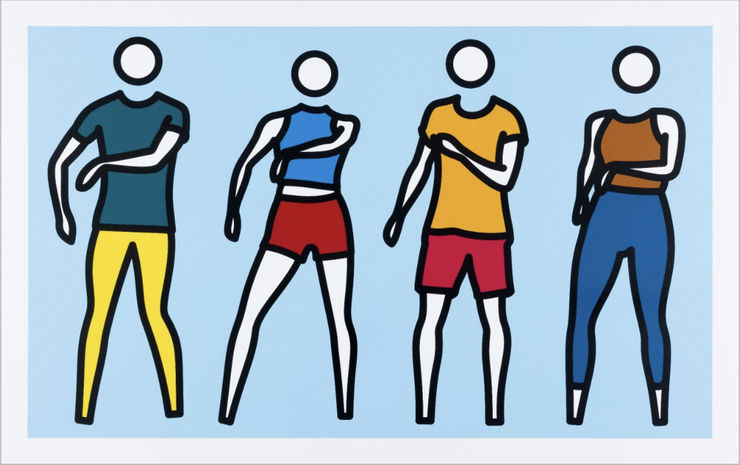 Julian Opie, Dance Synced., 2024