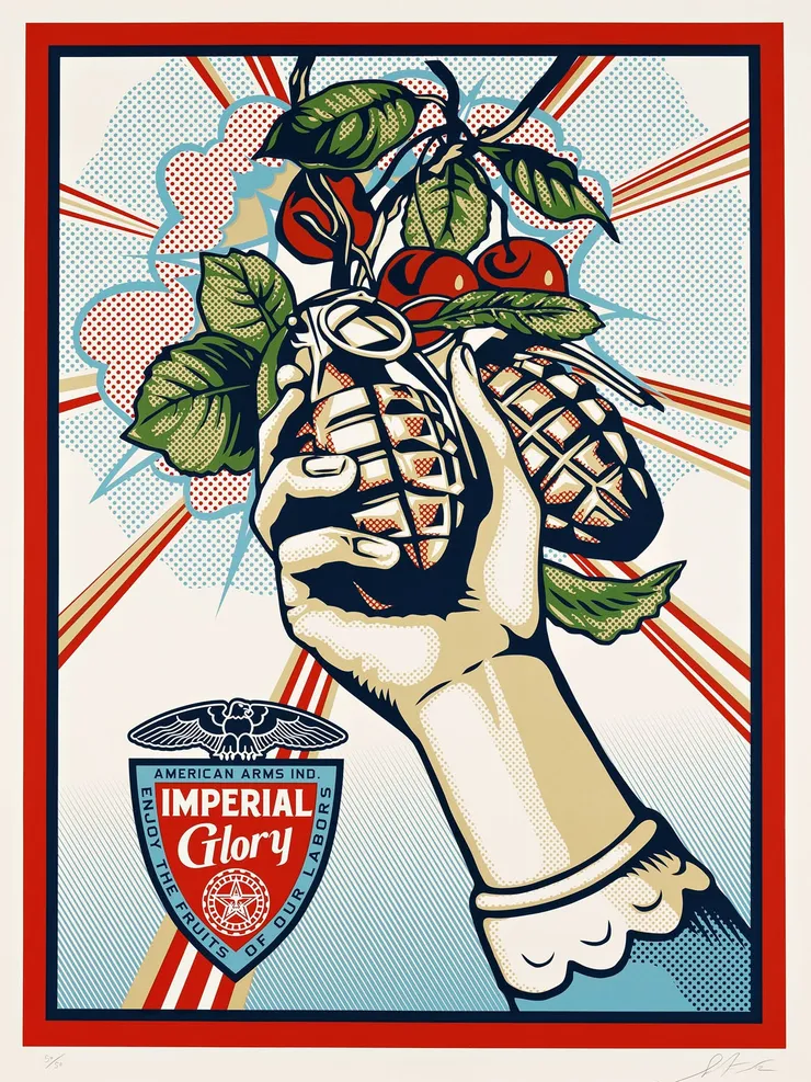 Shepard Fairey, Imperial glory, 2012