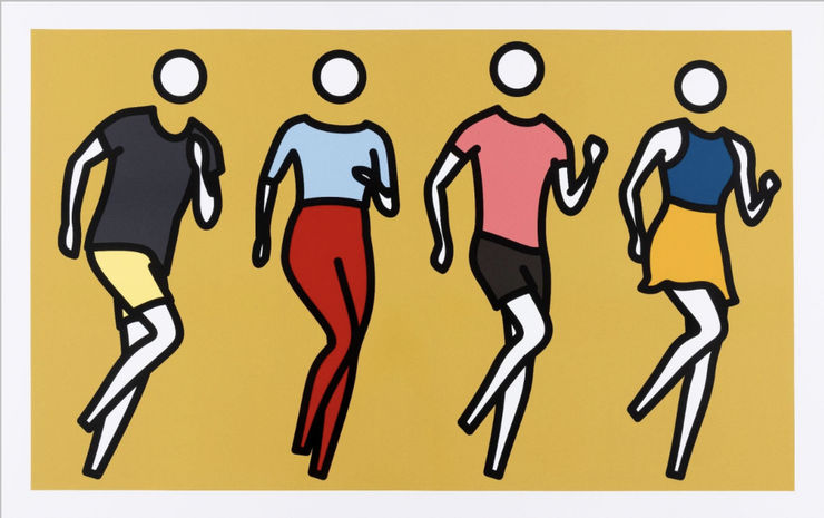 Julian Opie, Dance Synced., 2024