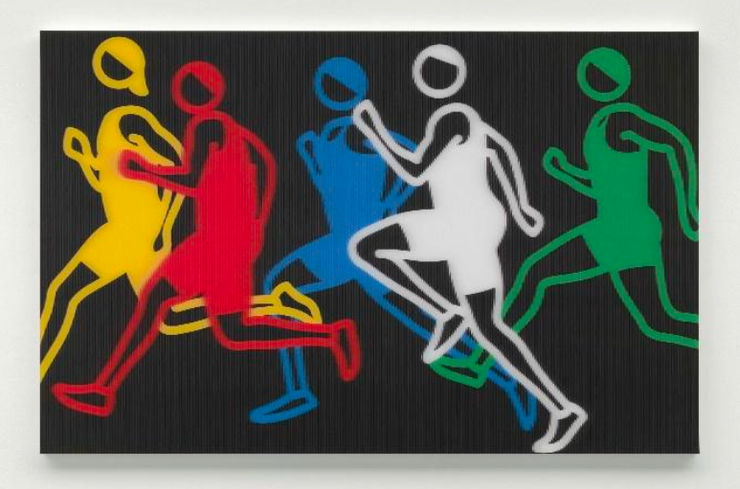 Julian Opie, Sprinters, 2025