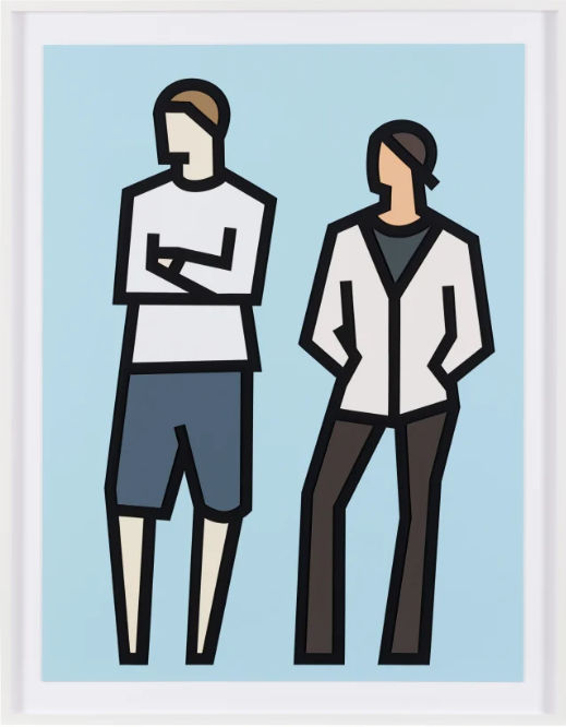 Julian Opie, Standing Couples, 2024
