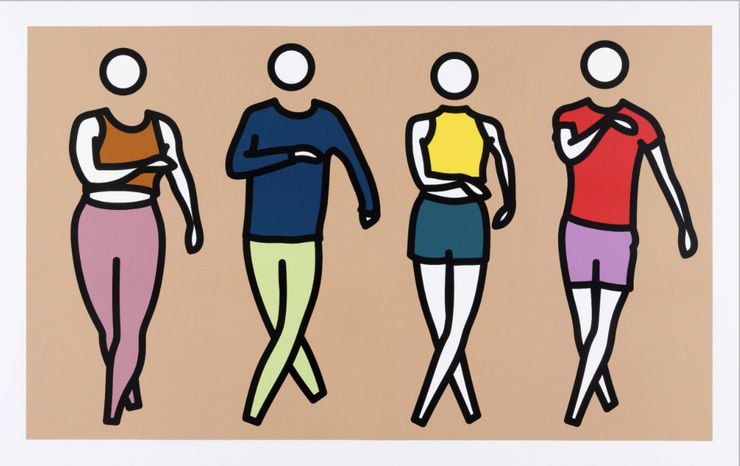 Julian Opie, Dance Synced., 2024