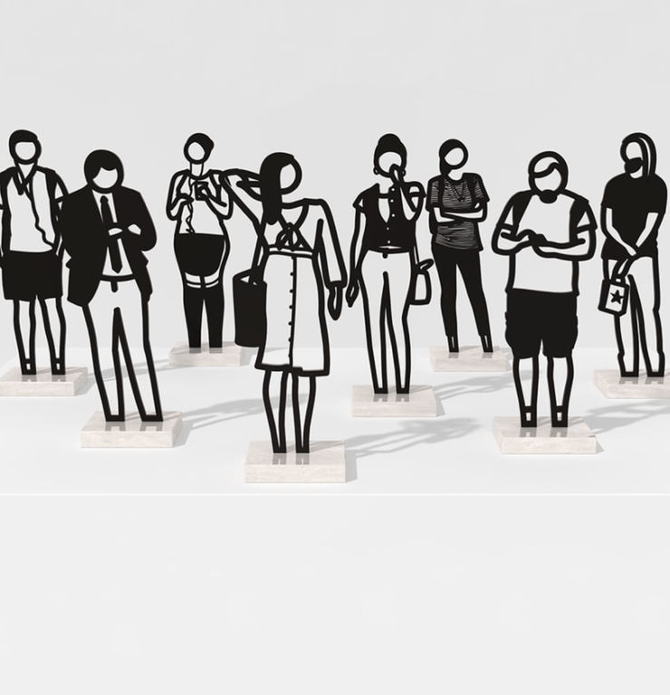 Julian Opie, Leggings from The Boston Statuettes, 2020