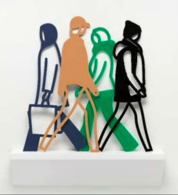 Julian Opie, Belgium, 2021