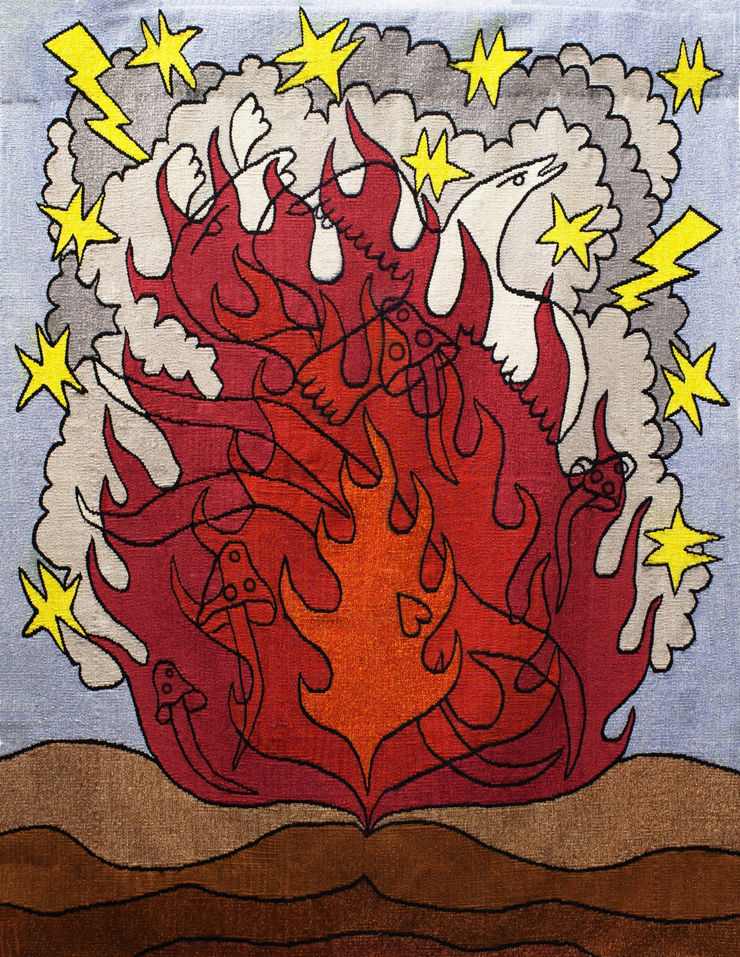 Eduardo Sarabia, Fire Speaks, 2025