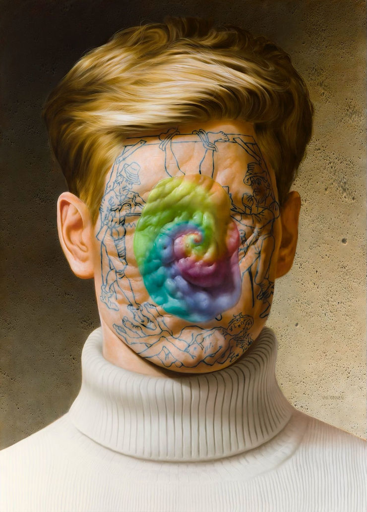 Christian Rex Van Minnen, 250 mg MDMA Sawed in Half, 2022