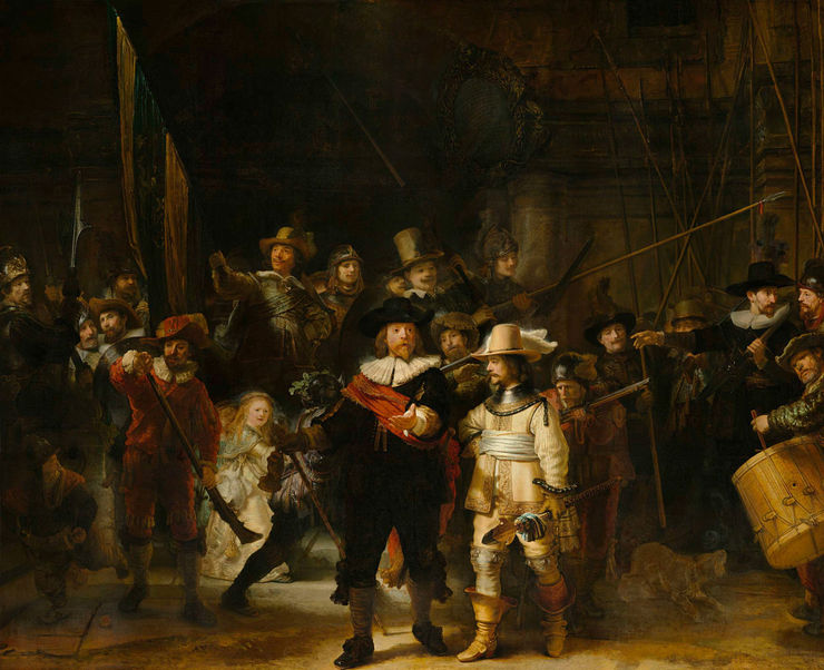 Rembrandt, Militia Company of District II under the Command of Captain Frans Banninck Cocq, 1837