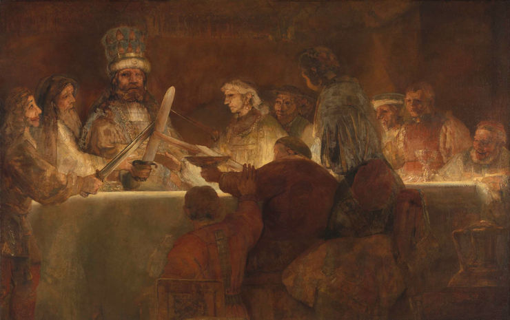 Rembrandt, The Conspiracy of the Batavians under Claudius Civilis, 1534