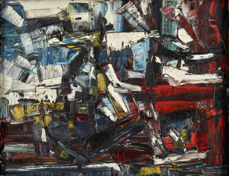 Jean-Paul Riopelle, Berge (Riverbank), 1958