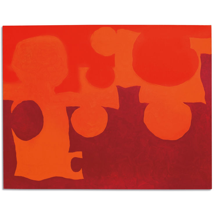 Patrick Heron, 3 Reds, 1967