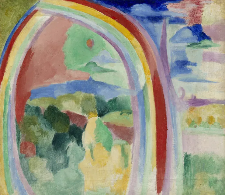 Robert Delaunay - Arc-en-ciel No. 5 (Rainbow No. 5), 1913-14