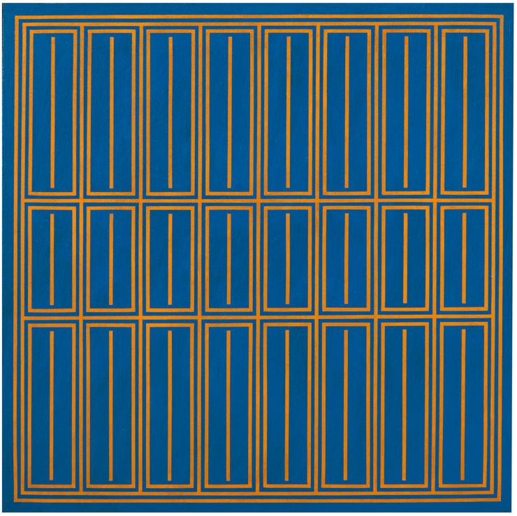 Gordon House, Mitred Matrix (Blue), 1968