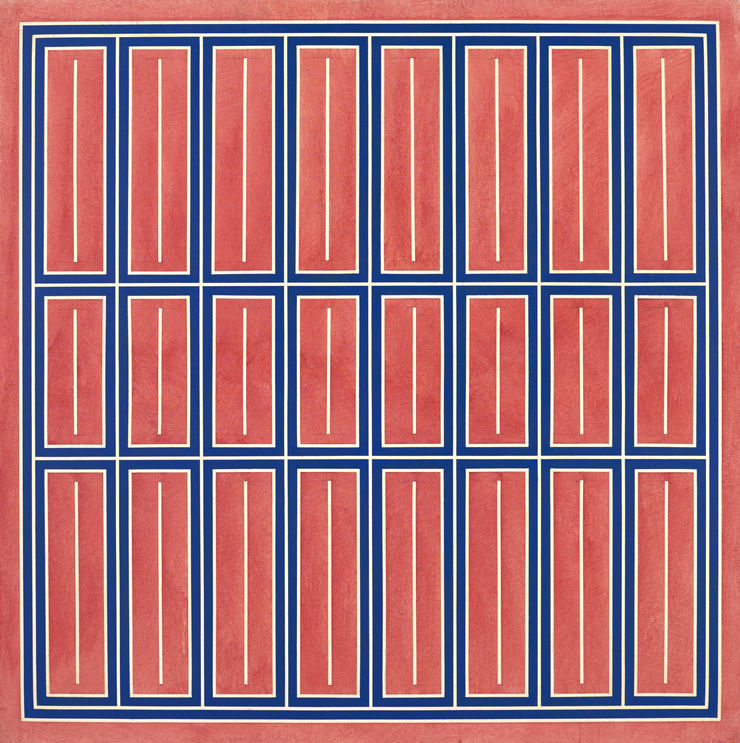 Gordon House, Mitred Matrix (Red), 1968