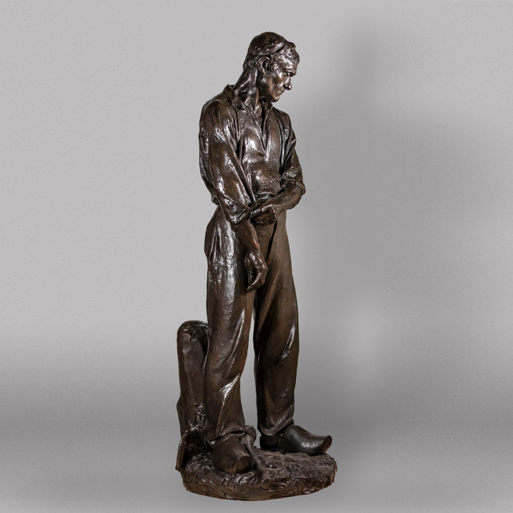 Aimé-Jules Dalou, The Large Peasant, 1897/c.1995