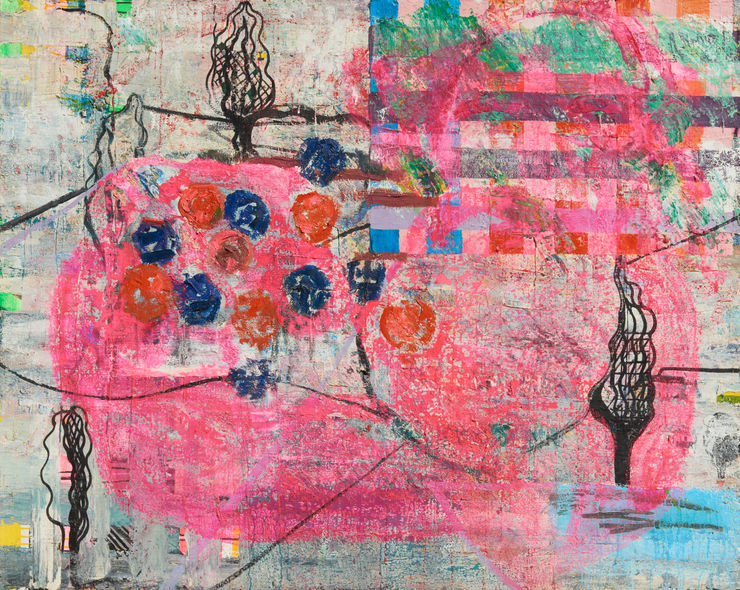 분홍테이블과 미니어쳐 Pink table & miniatures