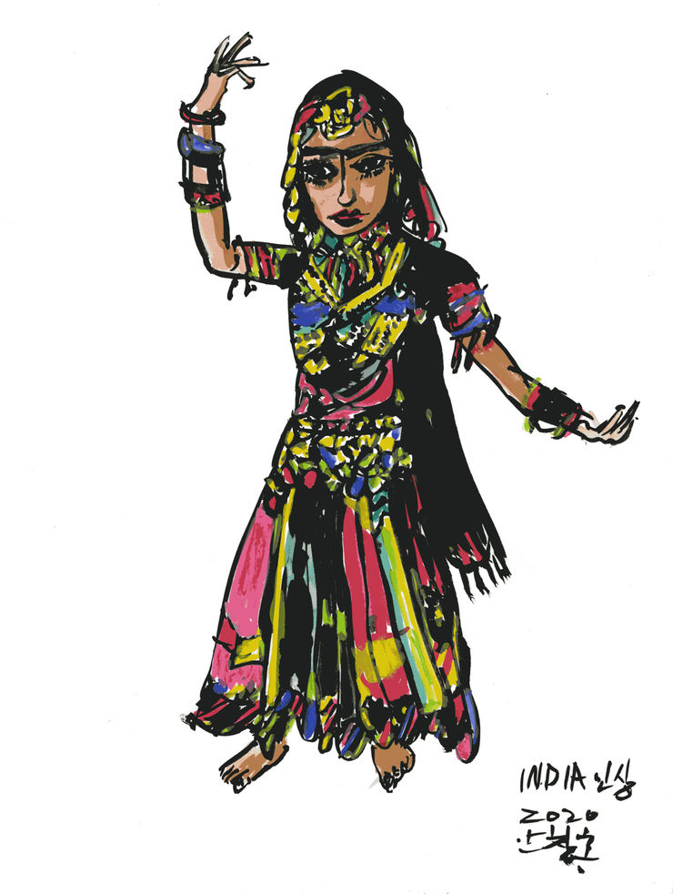 Ahn chang Hong 인도풍경 Trip to India, 2020