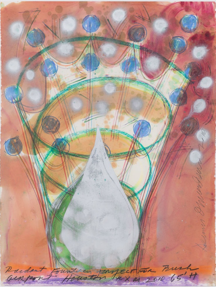 Dennis Oppenheim, Radiant Fountains, 2010