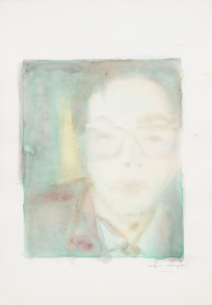 Maruyama Naofumi Untitled pencil and watercolor on paper 38.5 x 26.7 cm (Image : 24.8 x 19.5 cm)