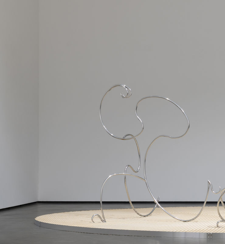 Omyo Cho by pass, 2023 stainless steel 130 x 130 × 130 cm