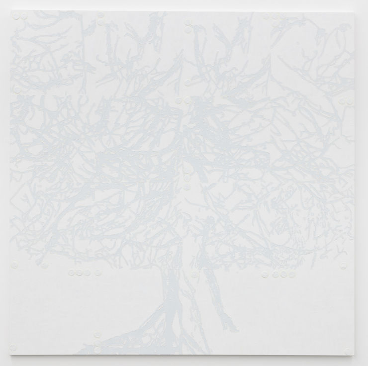 Lim Nosik Collected Air 02, 2023 oil on canvas 277 x 277 cm