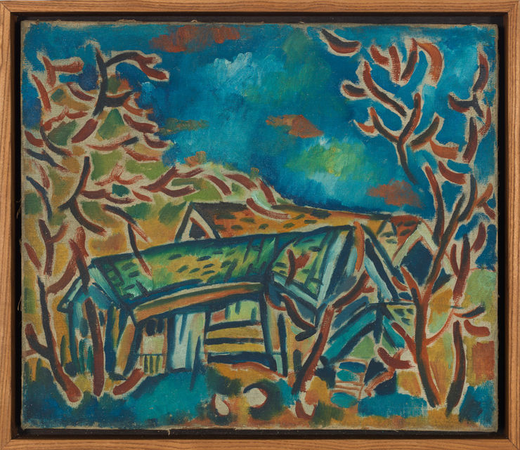 Ahn Chang Hong 한강변 풍경, 1972