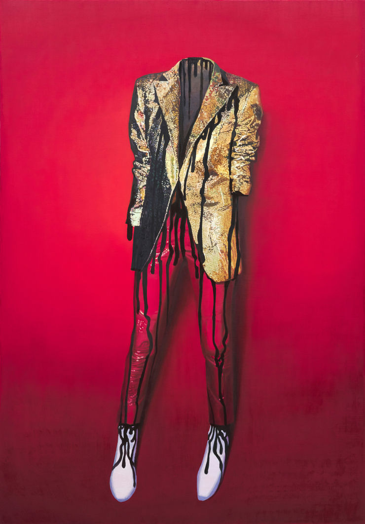 Ahn Chang-Hong 유령패션 Ghost Fashion 2, 2021 oil on canvas 162.2 x 112.1 cm