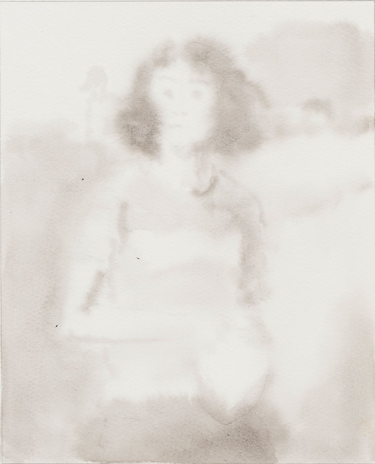 Maruyama Naofumi Untitled, 1995 pencil and watercolor on paper 38.5 x 26.7 cm (Image : 24.5 x 19.5 cm)