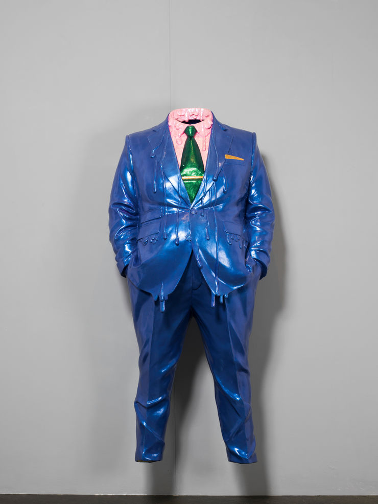 Ahn Chang-Hong 유령패션 2022-2 Ghost Fashion 2022-2, 2022 acrylic on frp 163 x 79 x 48 cm