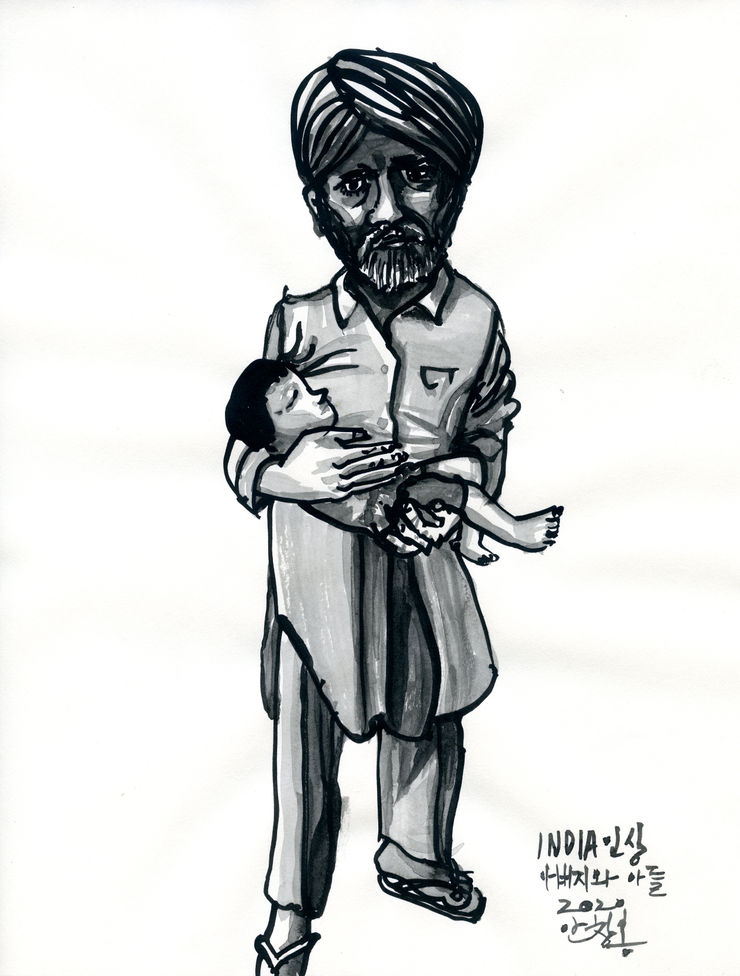 Ahn chang Hong 인도풍경 Trip to India, 2020