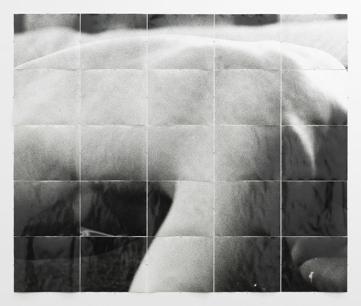 Jeong Youngho Plank, 2023 fiber base gelatin silver print 256 x 306 cm