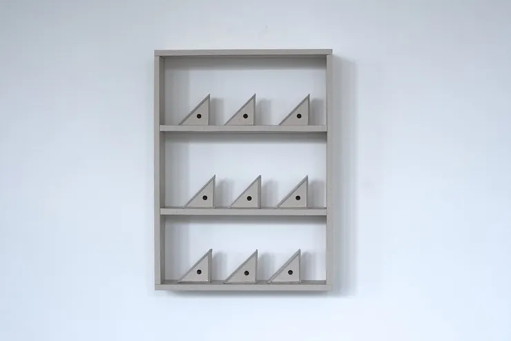 Dean Hughes, Triangular boxes (ii), 2011