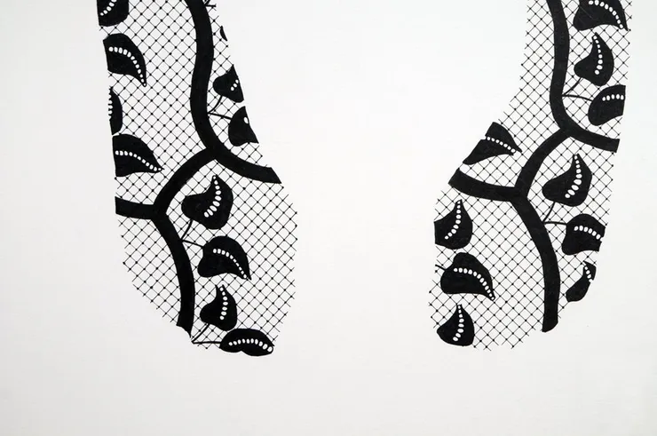 Catherine Bertola, Bluestockings (Fanny Burney Detail), 2009