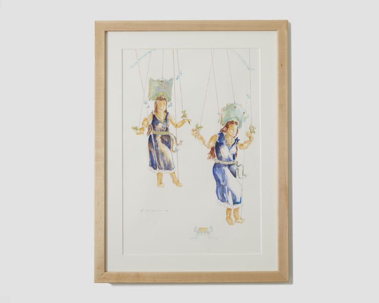 Armond Lara, Untitled (Two Marionettes), c. 2004