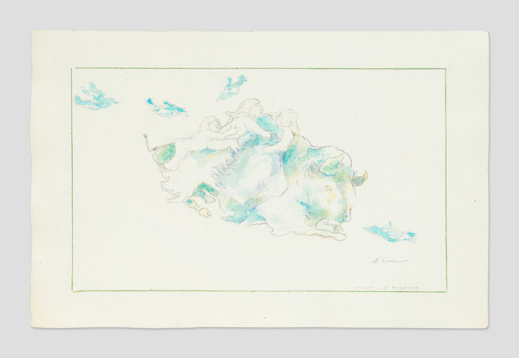 Armond Lara, Study for Lost Bluebirds, 2017