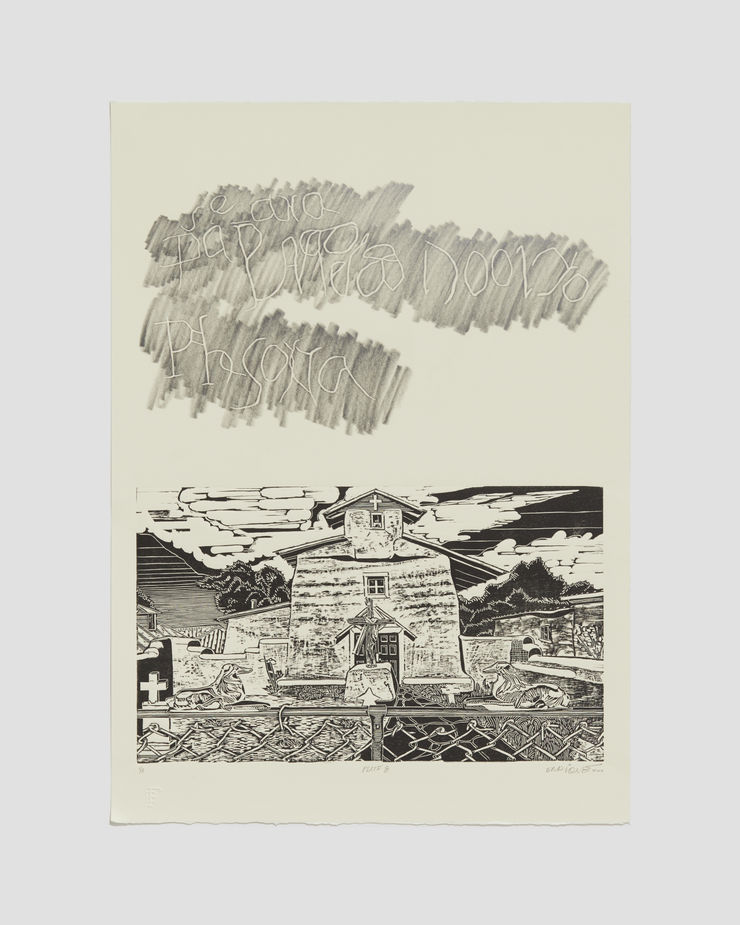 Enrique Figueredo, Plate 8 (from Paso por aquí series), 2022