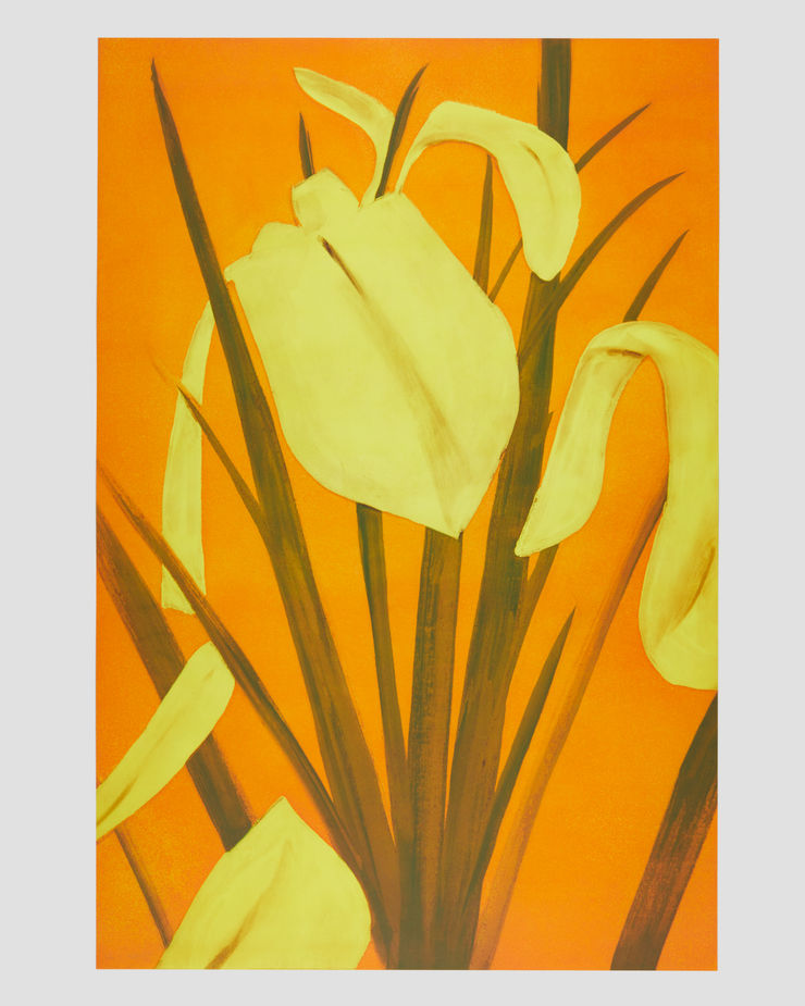Alex Katz, Yellow Flags 4, 2020