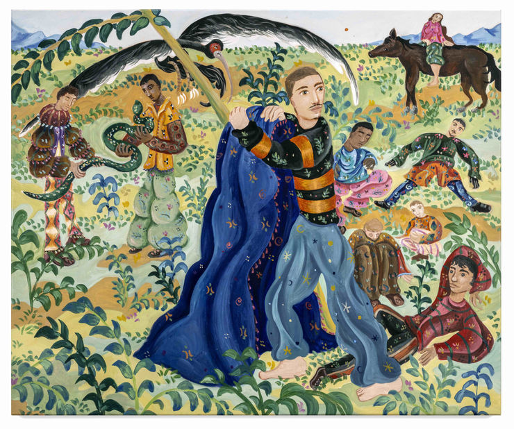 Antonio Kuschnir Laundry at dawn, 2025 Signed and dated on the back Oil on canvas 99 x 119 cm 39 x 46 7/8 in