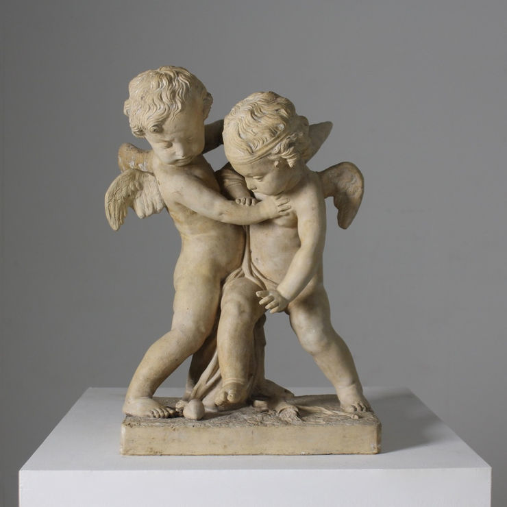 J M Blashfield Cupids Struggling For A Heart ( sold )